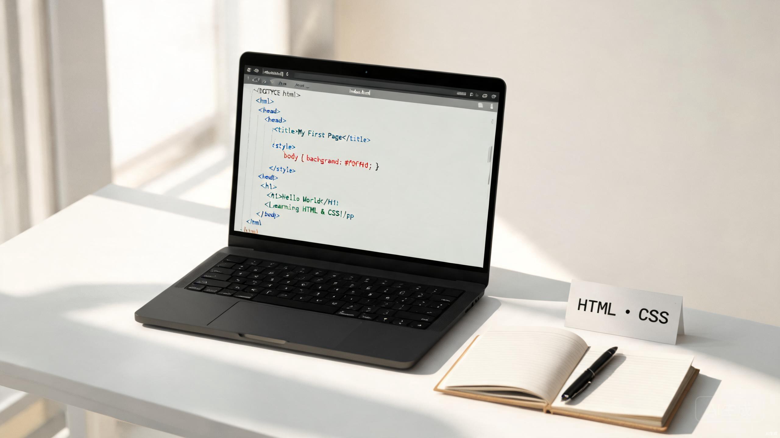HTML/CSS 入门教学场景